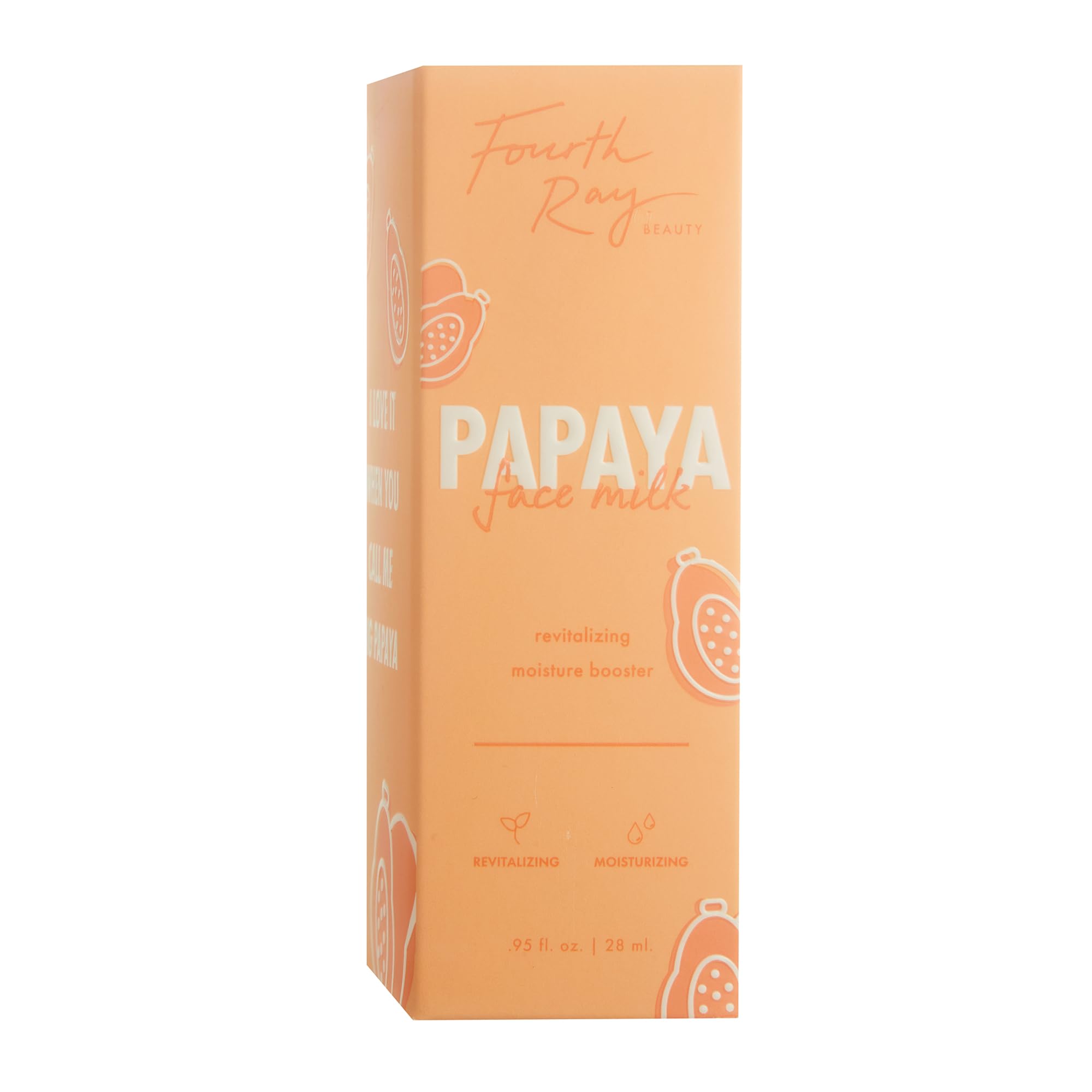 ColourPop Fourth Ray Beauty Papaya Face Milk - Moisturizing Face Serum Infused with Papaya Enzymes, Papaya Oil & White Tea - Conditions Skin for a Healthier-Looking Complexion (0.95 oz) - Image 5