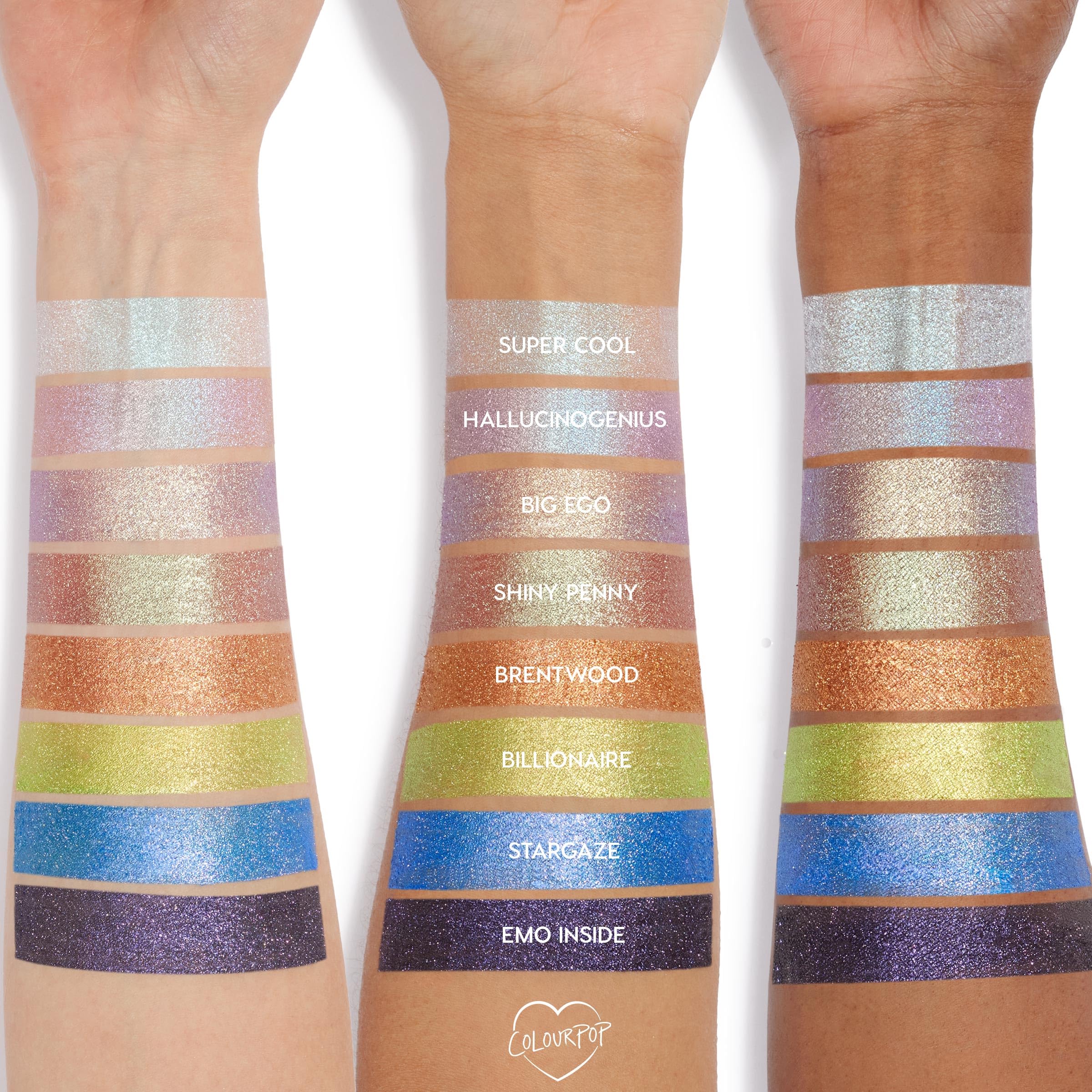 ColourPop Jelly Much Gel Eyeshadow - Glitter Eyeshadow with a Water-Based Gel Formula - Provides Intense Color Payoff with Minimized Creasing & Fading - Hallucinogenius (0.23 oz) - Image 4